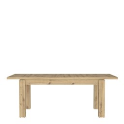 Rackhams Trondheim Extending Dining Table in Artisan Oak - Brown - No - Brown - thumbnail 4