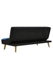 Rackhams 2-Seater Blue Checkered Sofa Bed - Blue - thumbnail 4