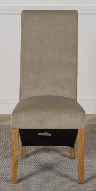 Rackhams Lola Fabric Dining Chair - Grey - 1 - image 1