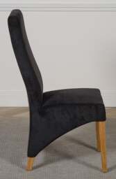 Rackhams Lola Fabric Dining Chair - Grey - 1 - thumbnail 4