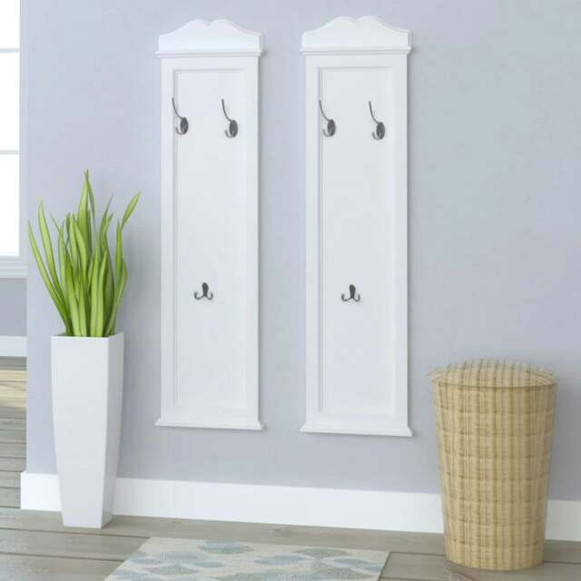 Rackhams Coat Racks 2 pcs White