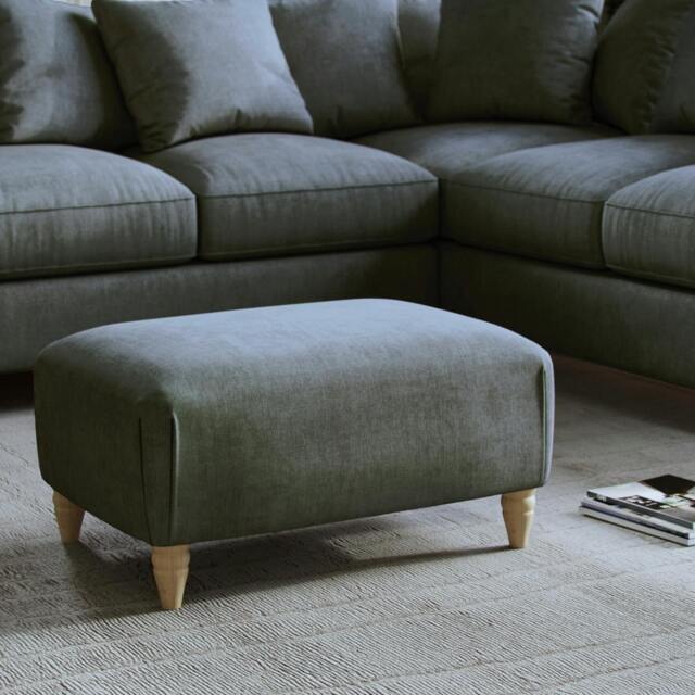 Rackhams Brentwood Footstool - Slate - image 1