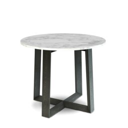 Rackhams Small Round Dining Tables - Natural Black Oak - thumbnail 5