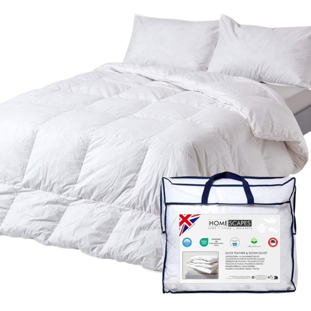 Rackhams Duck Feather and Down 10.5 Tog Duvet - Double - image 1