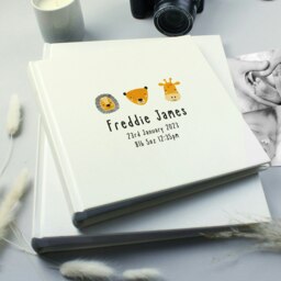 Rackhams Personalised Scandi Safari Animals Square Photo Album - thumbnail 2