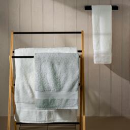 Rackhams Mineral Blue Egyptian Cotton Bath Towels - 4 Pack - thumbnail 2