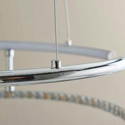 Rackhams Mabel Silver LED Pendant Ceiling Light - thumbnail 4