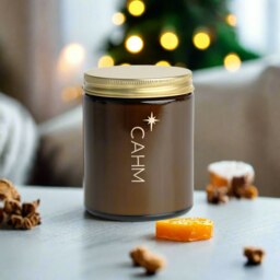 Rackhams Nutmeg, Vanilla & Cinnamon Candle - Amber Jar - thumbnail 4