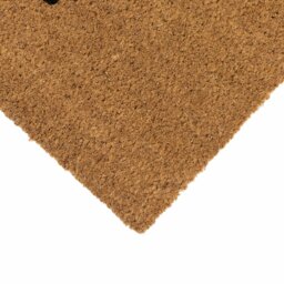 Rackhams Eco-Friendly Latex Backed Coir Entrance Doormat, 40x70cm - Heart Paws - 1 - Brown - thumbnail 3