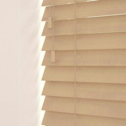 Rackhams Fawn Oak Wooden Venetian Blinds With Strings (130cm drop) - 195cm - thumbnail 3