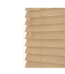Rackhams Fawn Oak Wooden Venetian Blinds With Strings (130cm drop) - 195cm - thumbnail 2