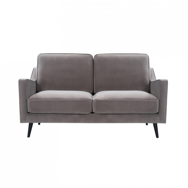 Rackhams Daffy 2 Seat Sofa - Mink Velvet - Mink Velvet - image 1
