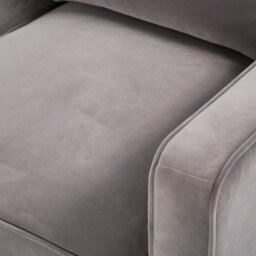 Rackhams Daffy 2 Seat Sofa - Mink Velvet - Mink Velvet - thumbnail 6