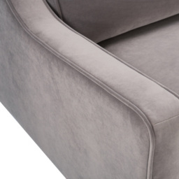 Rackhams Daffy 2 Seat Sofa - Mink Velvet - Mink Velvet - thumbnail 5