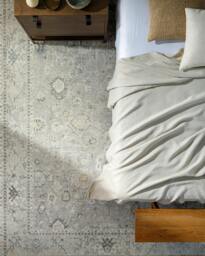 Rackhams Becki Owens Davina-Vintage Grey Brown Traditional Boho Rug - 80 x 220 cm - thumbnail 2