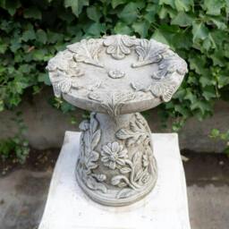 Rackhams English Oak Design Stone cast Bird Bath Bird feeder - thumbnail 4
