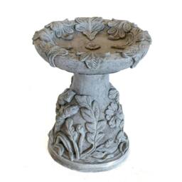 Rackhams English Oak Design Stone cast Bird Bath Bird feeder - thumbnail 5