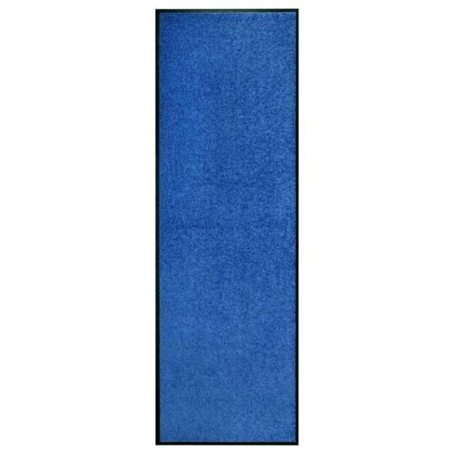 Rackhams Doormat Washable Blue 60x180 cm - image 1