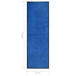 Rackhams Doormat Washable Blue 60x180 cm - thumbnail 6
