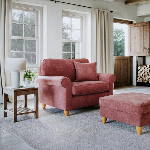 Rackhams Abingdon Snuggle Chair - Deep Terra - image 1