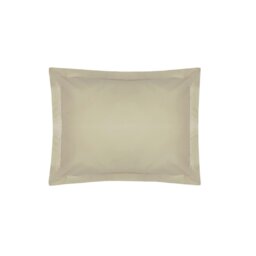 Rackhams Easycare Percale Oxford Pillowcase - Mushroom - One Size - Mushroom - 50% Cotton/50% Polyester - thumbnail 2