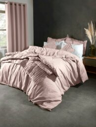 Rackhams Duvet Cover - Mellow Pink - Single - thumbnail 3