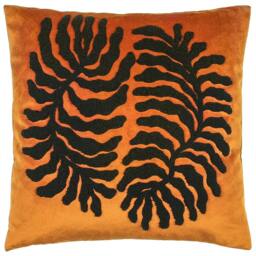 Rackhams Maldive Tufted Cushion - Ginger - One Size - Ginger - 100% Polyester - thumbnail 1