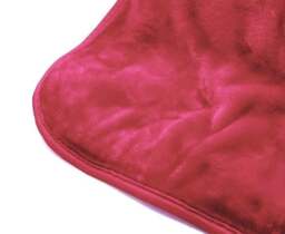 Rackhams Mink Luxury Velvet Soft Blanket - Black - 127x152cm - thumbnail 3