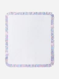 Rackhams Baby Girls Logo Blanket in White (L 80 x H 90 cm) - Multicoloured - One size - thumbnail 2