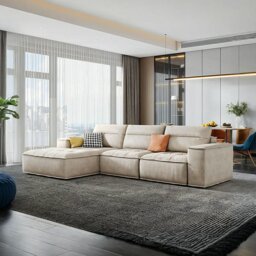 Rackhams R97 Lou Two Seater, Three Seater, Four Seater, Five Seater Sofa, Corner Sofa, Leathaire - Three Seater Corner 275cm - Others ( Contact Us ) - thumbnail 1