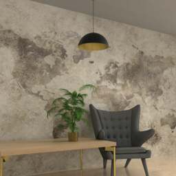 Rackhams Beta Hand Made Designer Pendant Lamp 45cm 1xE27 In Matt Black With Gold Interior - thumbnail 4