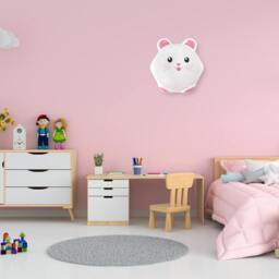 Rackhams Sweet LED Childrens Wall Or Ceiling Lamp In Pink Safe Comforting - thumbnail 2