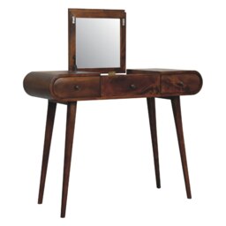 Rackhams Chestnut Mirror Dressing Table - thumbnail 5