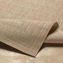 Rackhams Tuareg-Global Beige Brown Ivory Graphic In- & Outdoor Jute-Look Rug - 200 x 275 cm - thumbnail 4