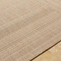 Rackhams Tuareg-Global Beige Brown Ivory Graphic In- & Outdoor Jute-Look Rug - 200 x 275 cm - thumbnail 3