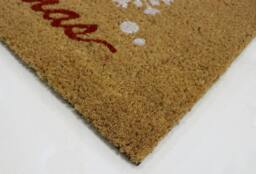 Rackhams 15mm Coir Doormat Non-Slip PVC Back - Gnome Xmas 40x80cm - thumbnail 3