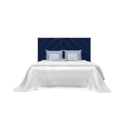 Rackhams Rose Kingsize Headboard - Royal Blue - Royal Blue - thumbnail 2