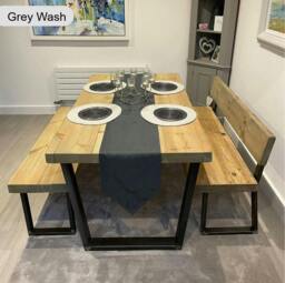 Rackhams Chunky and Sturdy Dining Table - 150 - 70 - thumbnail 3