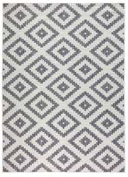 Rackhams Malta Reversible Indoor-Outdoor Grey Rug - 80X250 cm - thumbnail 2