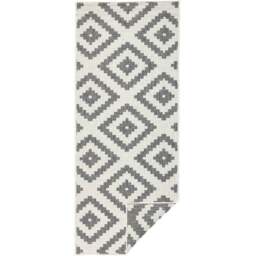 Rackhams Malta Reversible Indoor-Outdoor Grey Rug - 80X250 cm - thumbnail 1