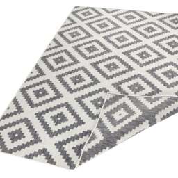 Rackhams Malta Reversible Indoor-Outdoor Grey Rug - 80X250 cm - thumbnail 3