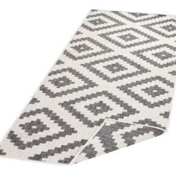Rackhams Malta Reversible Indoor-Outdoor Grey Rug - 80X250 cm - thumbnail 6