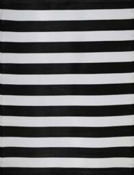 Rackhams Rainbow Outdoor Rug Black & White - 1030 - 150X220 cm