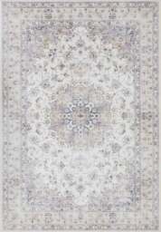 Rackhams Nain Oriental-Optic Grey Rug – Vintage Medallion - 80X150 cm - thumbnail 2