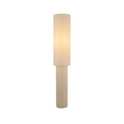 Rackhams Buxton Natural Faux Linen Column Floor Lamp - thumbnail 2