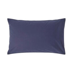 Rackhams Egyptian Cotton Housewife Pillowcase 200 TC, Standard Size - Navy Blue