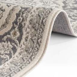 Rackhams Terrain Designer Shortpile Grey Cream Rug - 200X280 cm - thumbnail 3