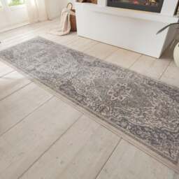 Rackhams Terrain Designer Shortpile Grey Cream Rug - 200X280 cm - thumbnail 6