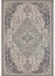 Rackhams Terrain Designer Shortpile Grey Cream Rug - 200X280 cm - thumbnail 1