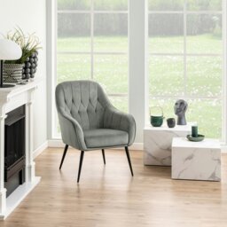 Rackhams Dice Square Coffee Table Set in White Marble Effect - 1 - White - White - thumbnail 4